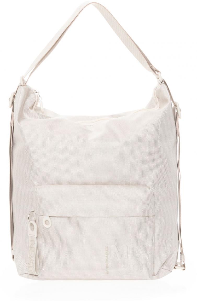 Beutelrucksack hellbeige Mandarina Duck Hobo Whitecap Gray