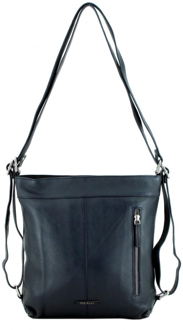 Beutelrucksack schwarz 365 d.a.y.s Daisy Black