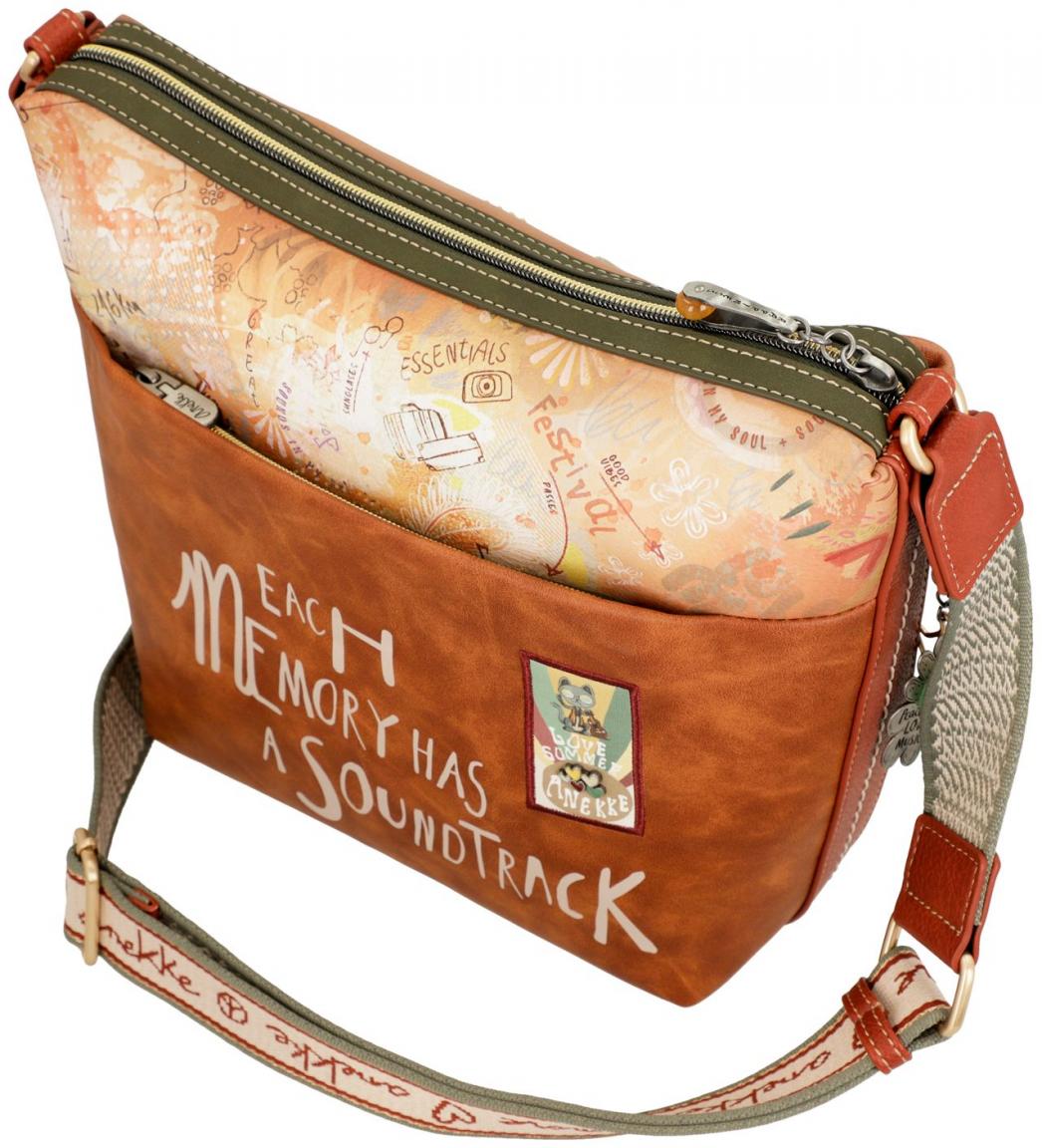 Beuteltasche Anekke Peace & Love Hippie San Francisco