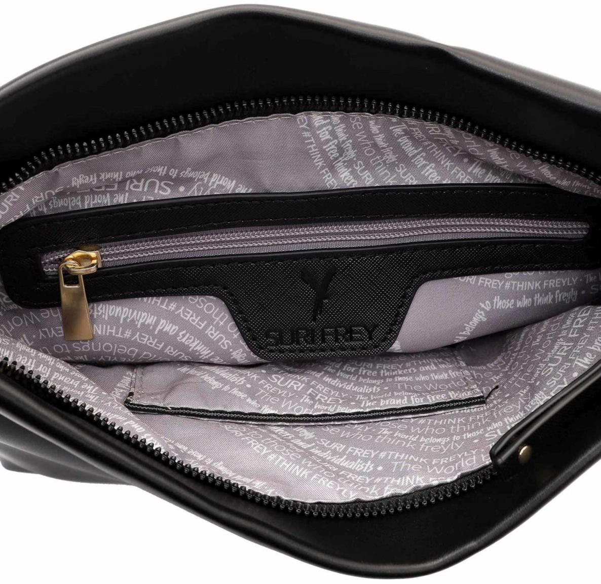 Beuteltasche Suri Frey Black Josy Flechthenkel