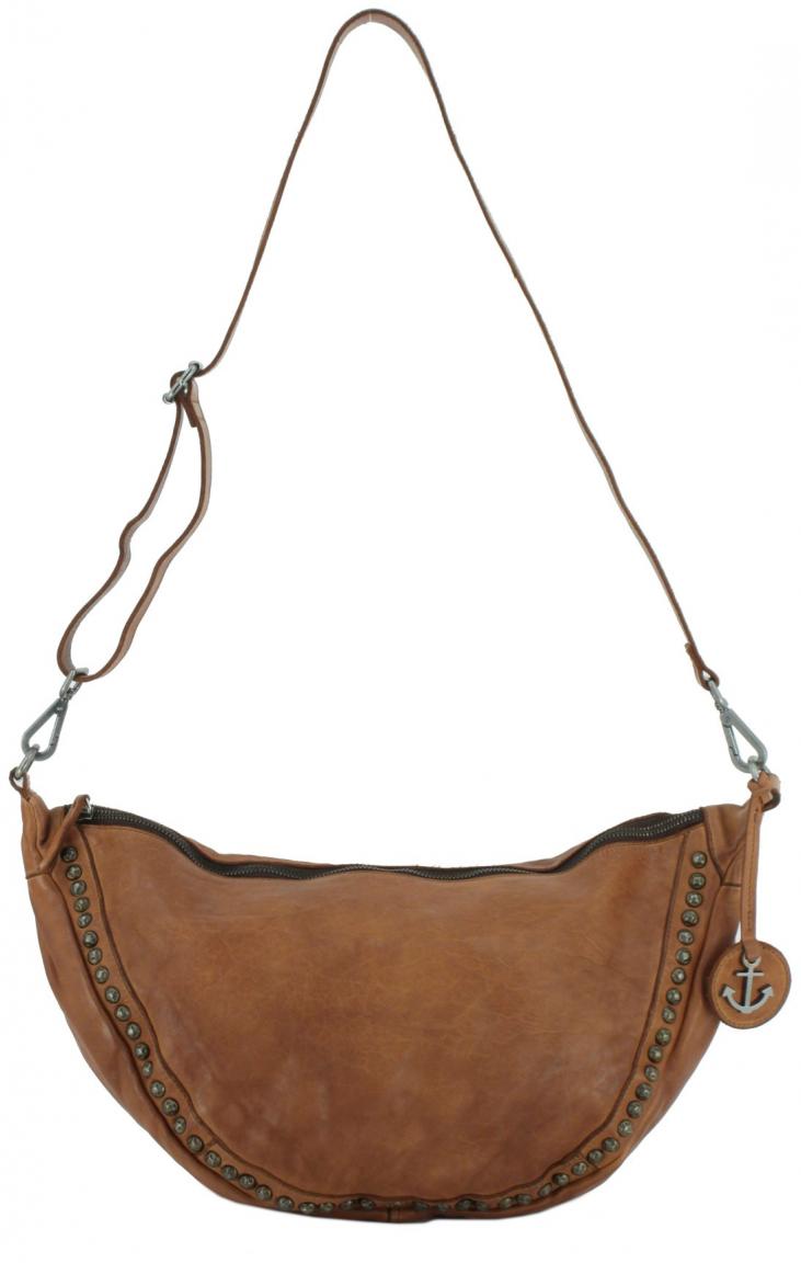 Beuteltasche mit Nietendekor Harbour 2nd Fashion Lights Junis Spicy Ginger taupe