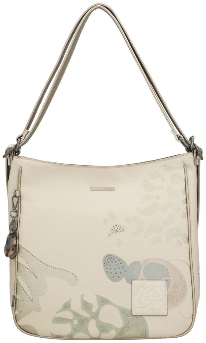 Beuteltrucksack hellbeige Ziernieten Anekke Sophia Gaia