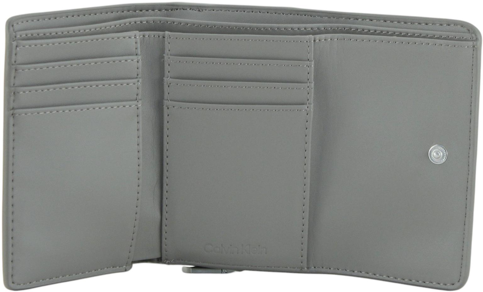 Bicolor Geldbörse Calvin Klein Must Trifold Ecru Taupe