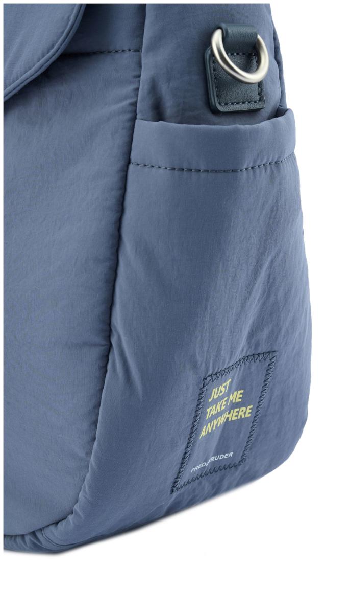 Big Saddlebag FredsBruder Keep it Nylon Denim Blue