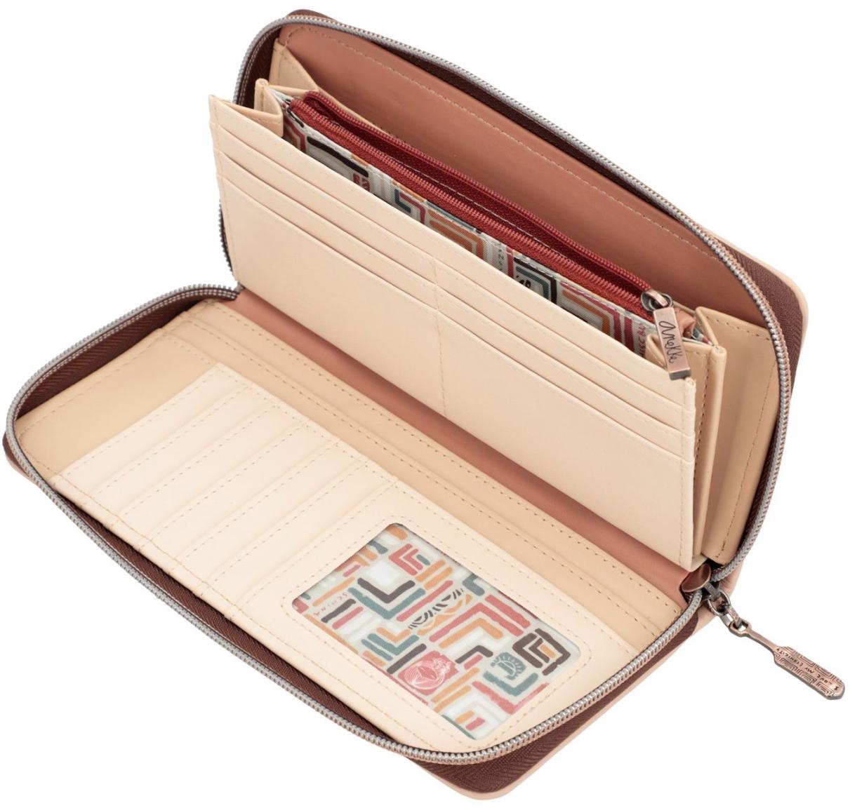 Big Wallet Anekke Menire Towanda Stickerei Print