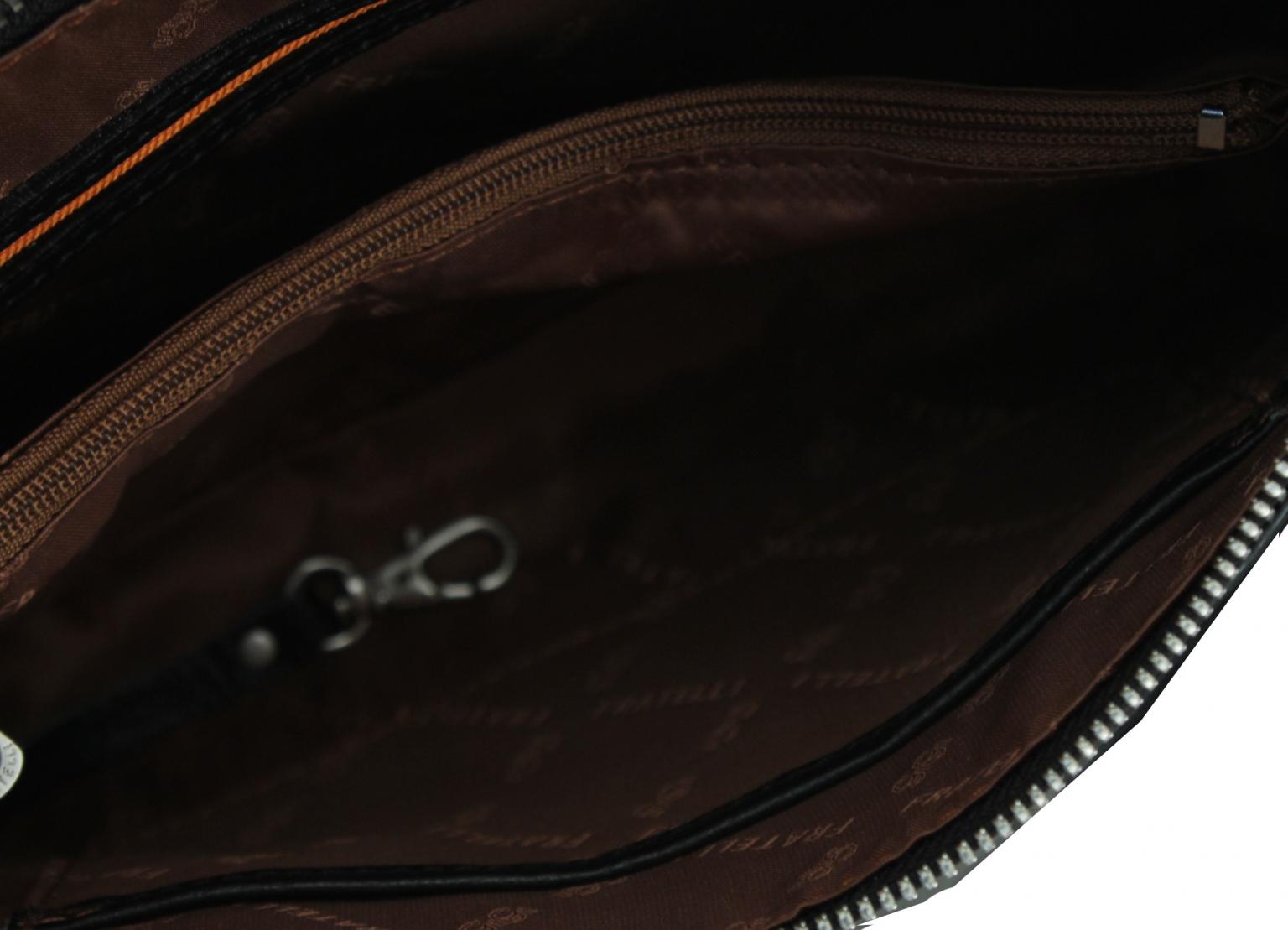 Black Damenüberschlagtasche GiGi Fratelli schwarz