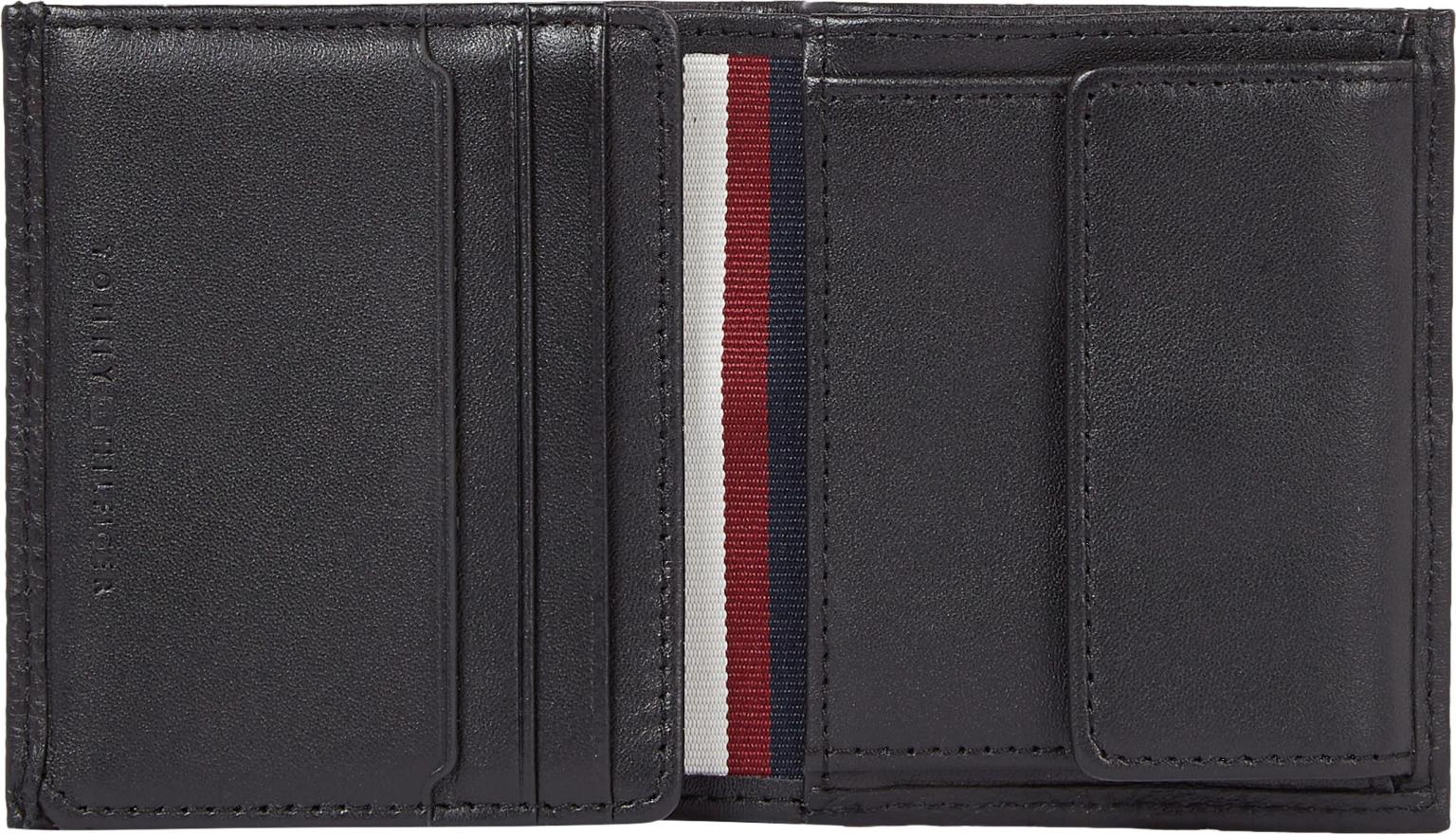 Börse Tommy Hilfiger Männer Premium Leather Trifold Schwarz