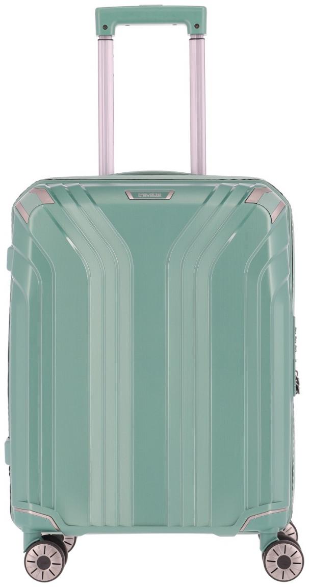 Bordkoffer Hartschale Travelite Elvaa Seegrün 4w Trolley S 55cm