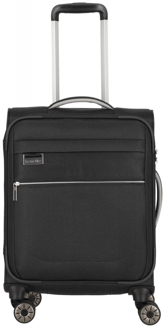 Bordtrolley schwarz Travelite Miigo S 55cm Handgepäck recycled