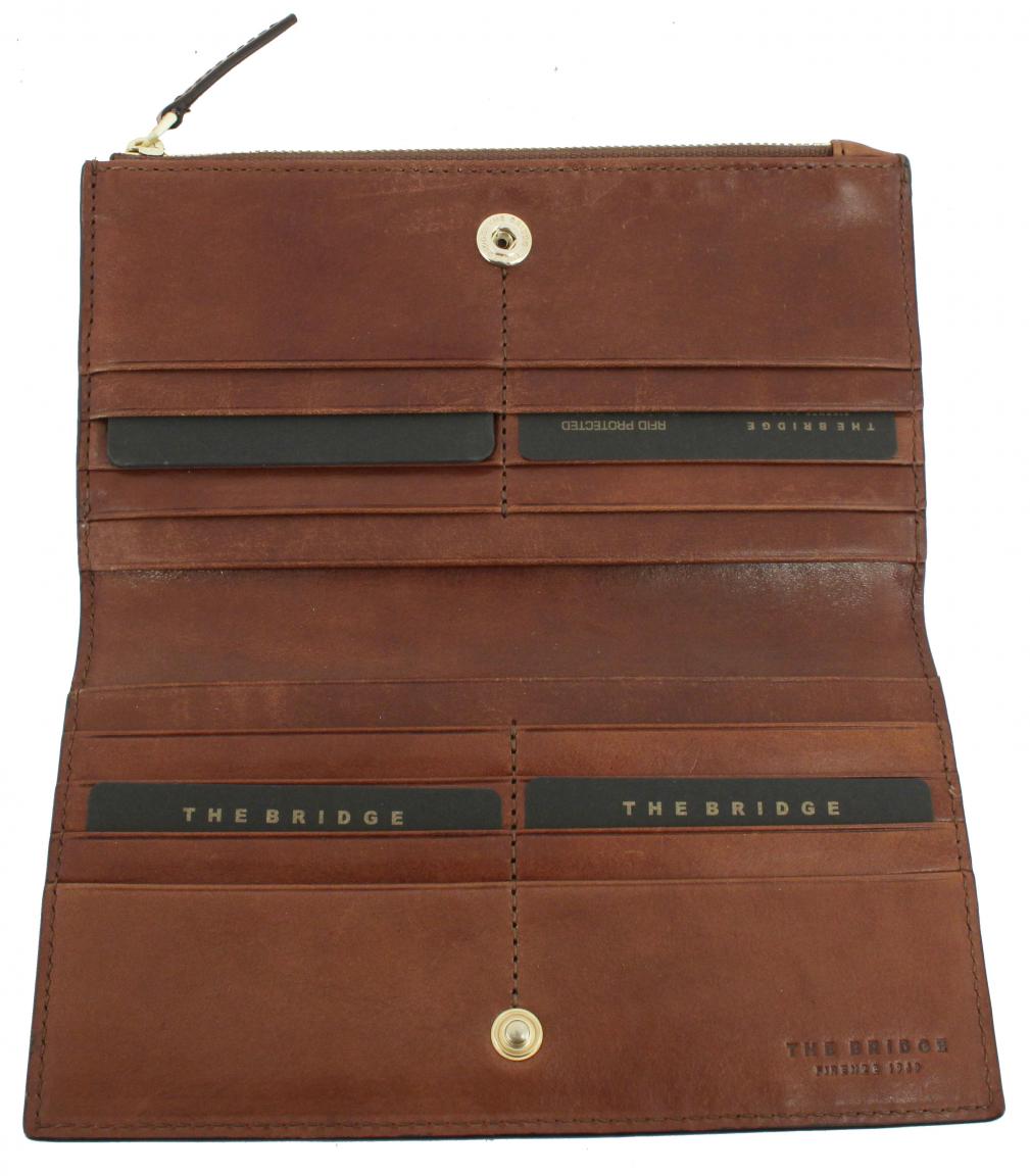 Brieftasche The Bridge Story Donna Cognac braun