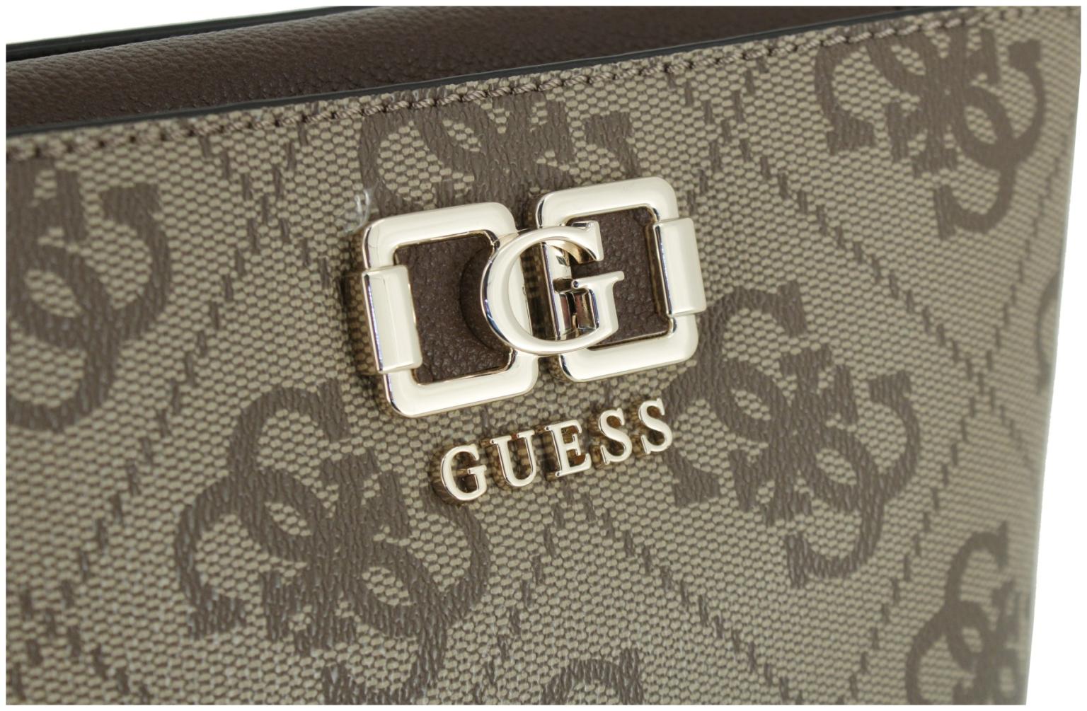 Bucket Bag 4G Logoprint Guess Karnilla beige braun Latte Logo