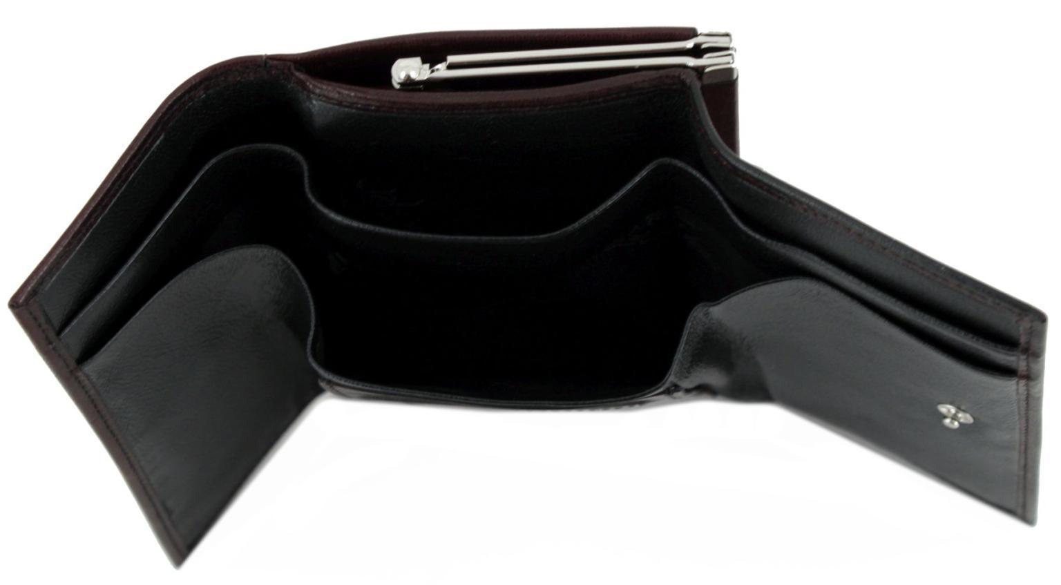 Bügelbörse Golden Head Colorado Glattleder Black RFID Safe