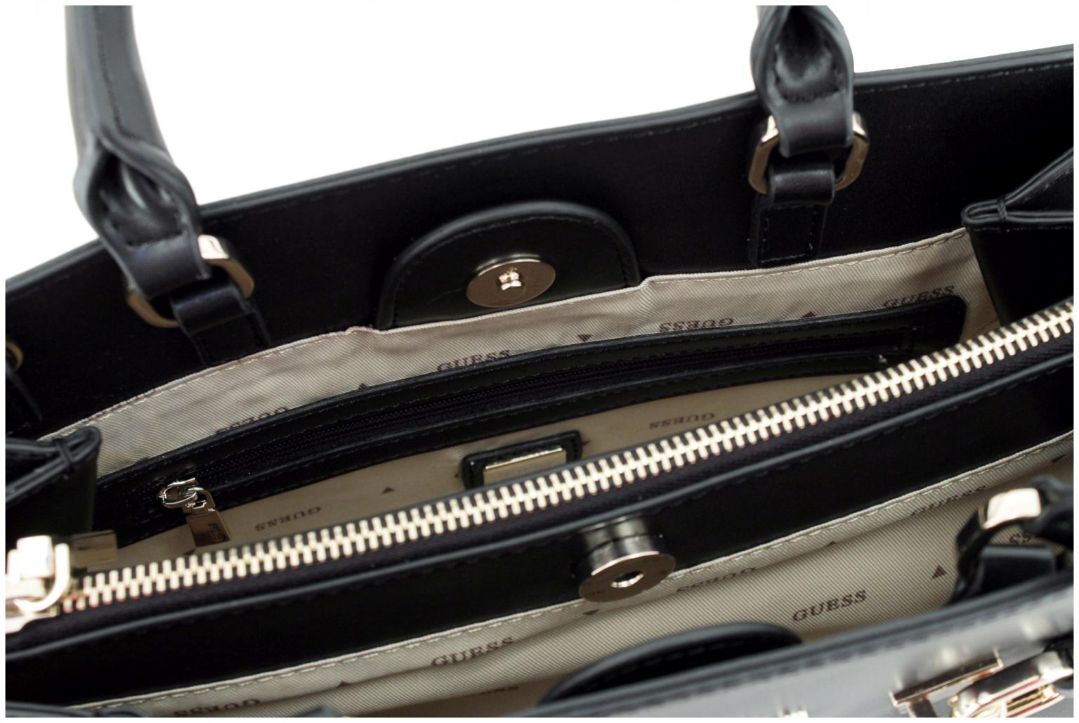 Bürotaugliche Henkeltasche schwarz Guess Lorelei Girlfriend Satchel