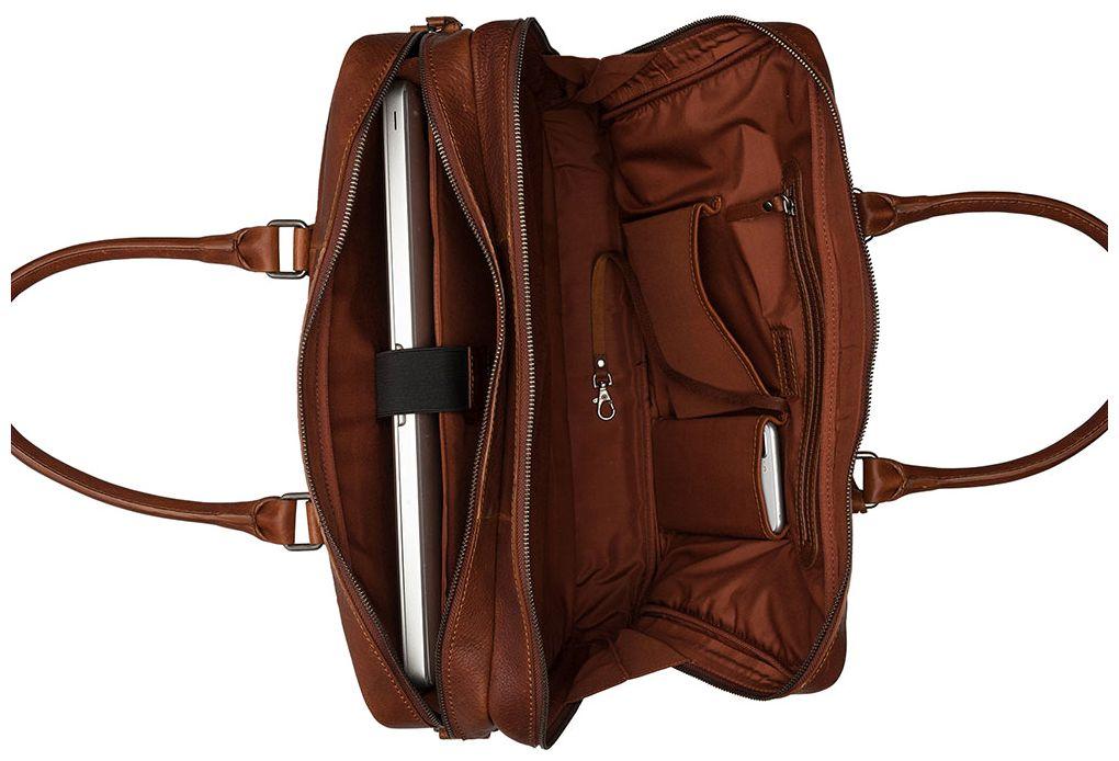 Burkely Antique Avery Aktentasche Cognac Fundamentals Vintage