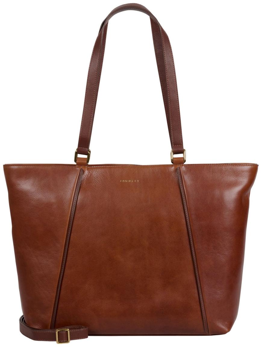 Burkely Fine Florence Shopper Leder Chestnut - Braun