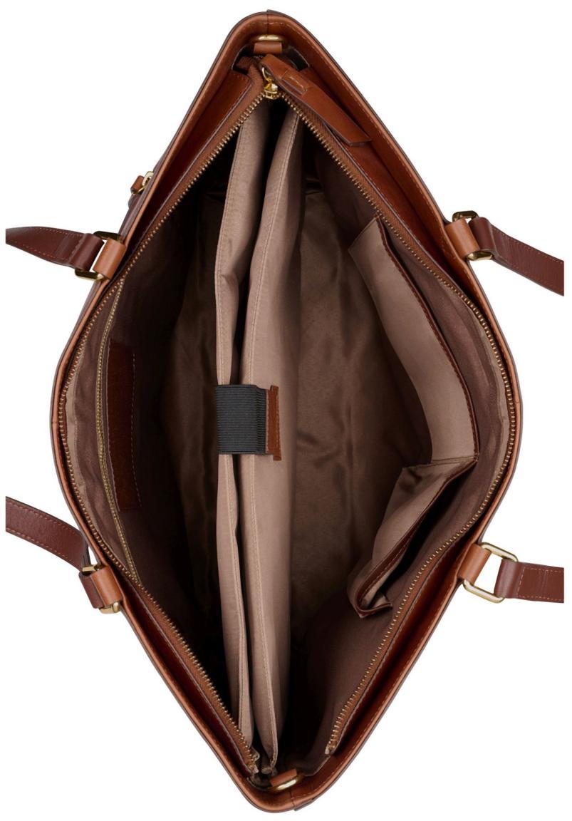 Burkely Fine Florence Shopper Leder Chestnut - Braun