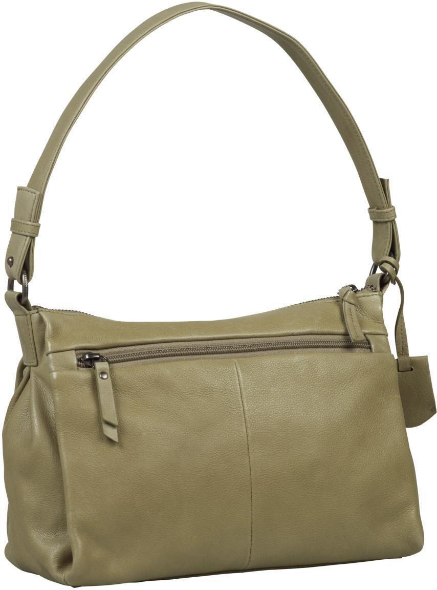 Burkely Just Jolie Shoulder Bag Tea Green olivgrün Glattleder