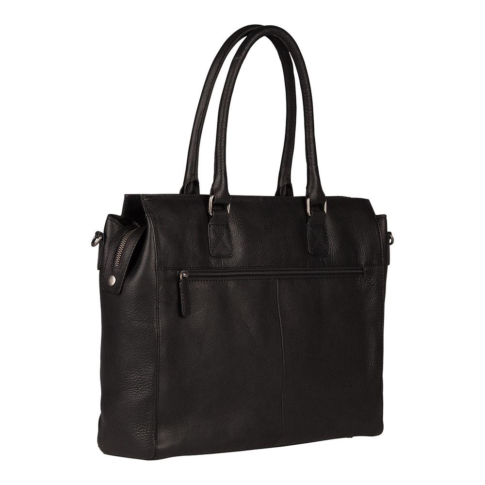 Burkely Laptoptasche Echtleder schwarz Antique Avery Fundamentals