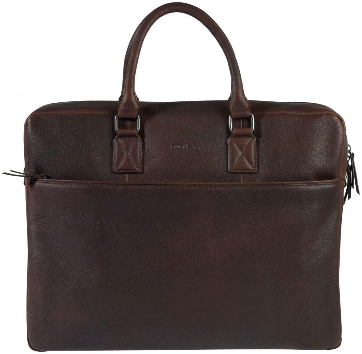 Burkely Ledertasche Dark Brown Antique Avery 17,3 Zoll