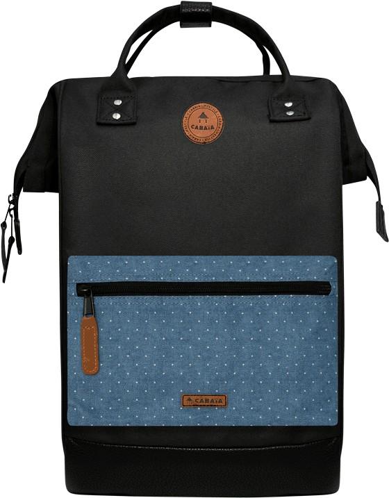 Cabaia Adventurer Berlin Large großer Freizeitrucksack Laptopfach schwarz