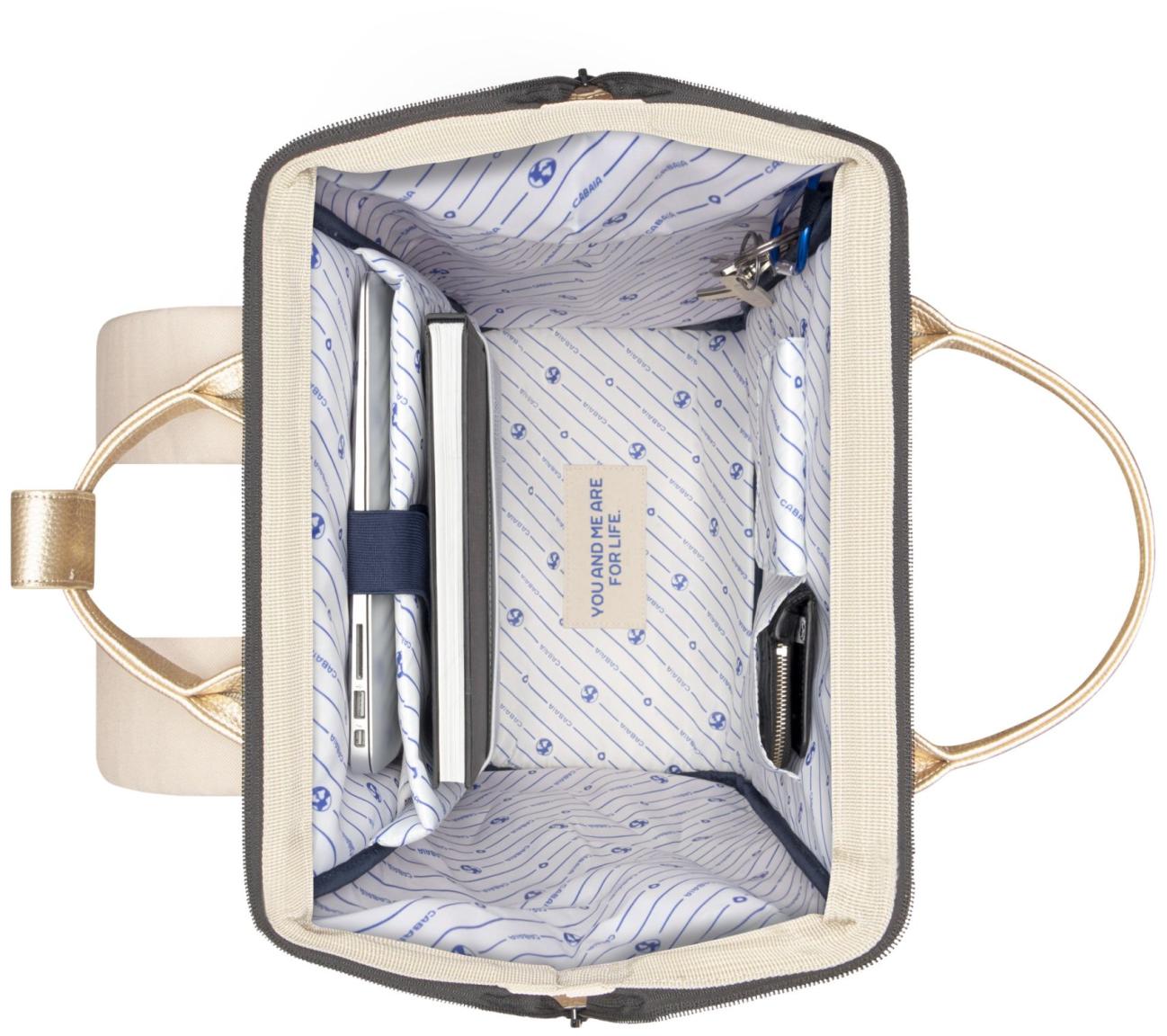 Cabaia Adventurer Large Algiers Rucksack Beige