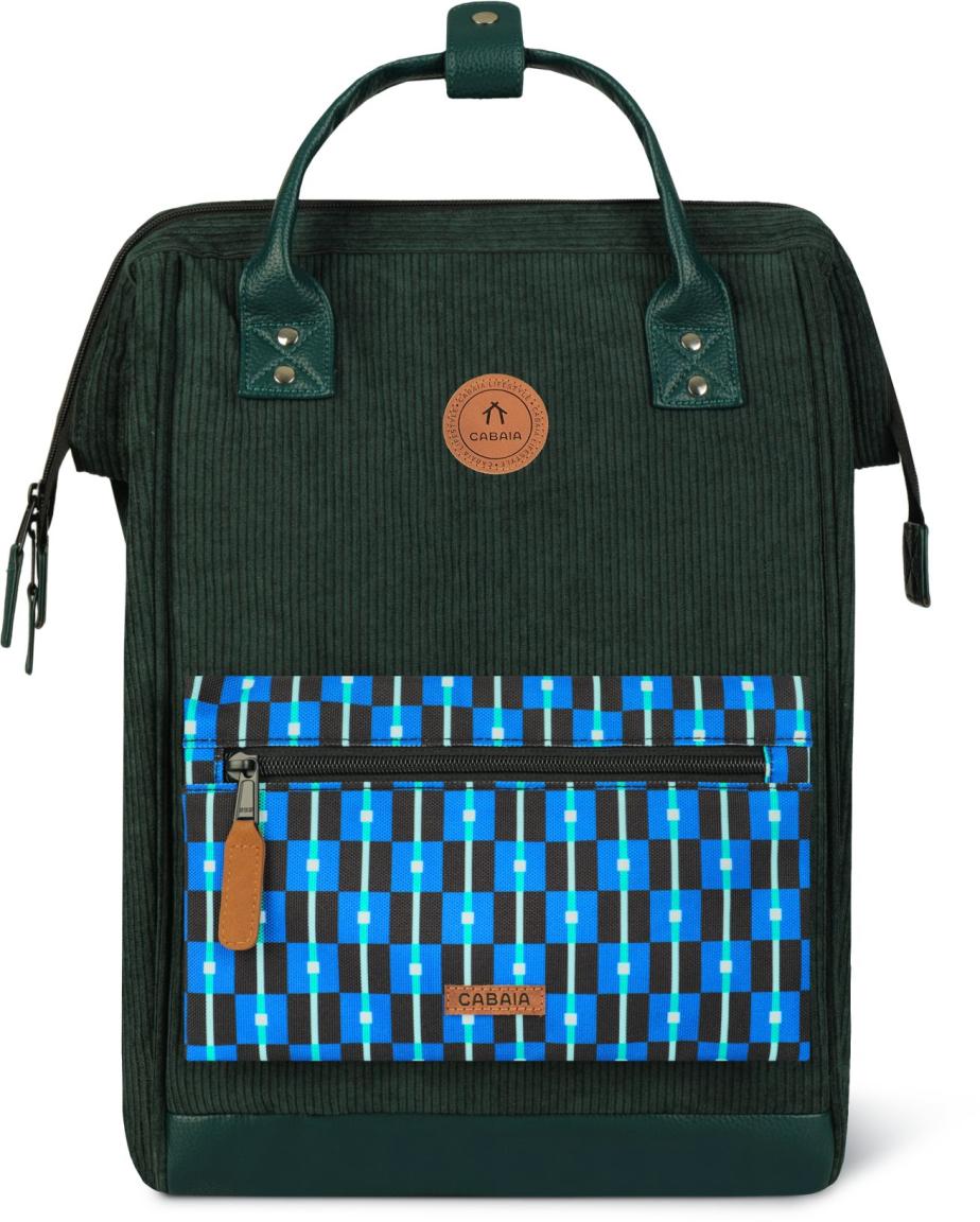 Cabaia Adventurer Large Rucksack Bremen Cord Dark Green - Grün