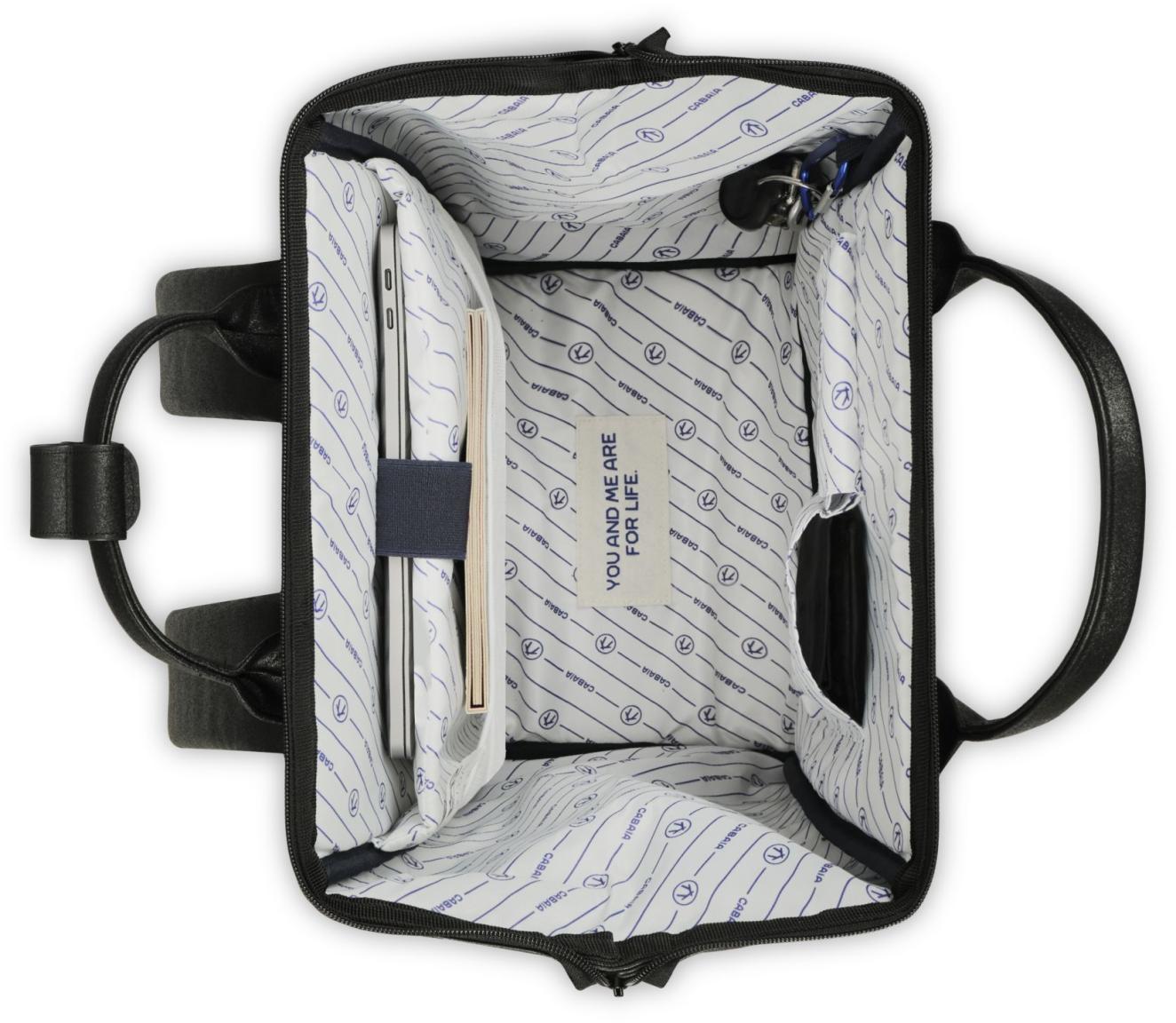 Cabaia Adventurer Large Rucksack Chelsea Glitzer - Schwarz