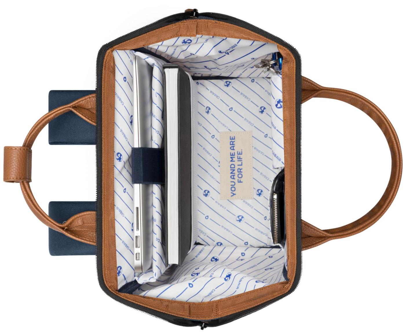 Cabaia Adventurer Medium Rucksack Chicago - Blau