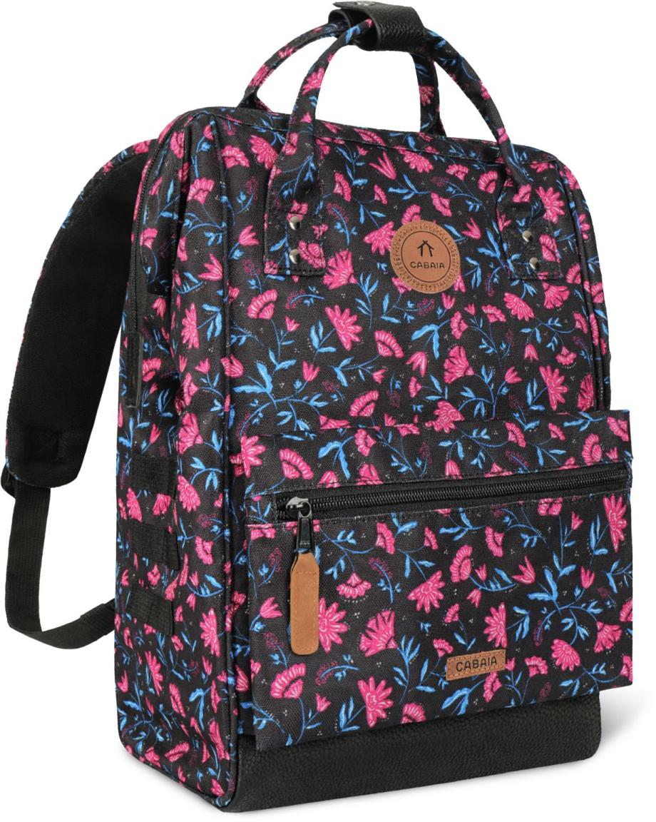 Cabaia Adventurer Medium Rucksack Surabaya Graphic Flower - Schwarz