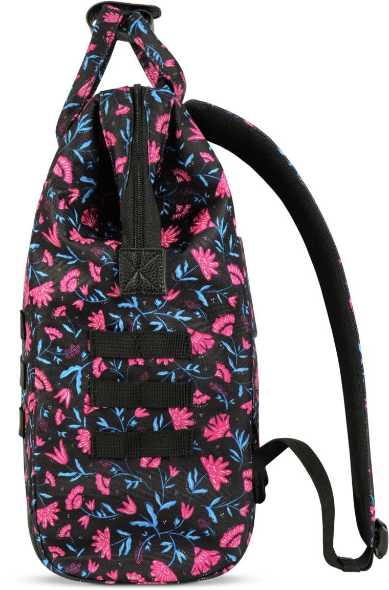 Cabaia Adventurer Medium Rucksack Surabaya Graphic Flower - Schwarz