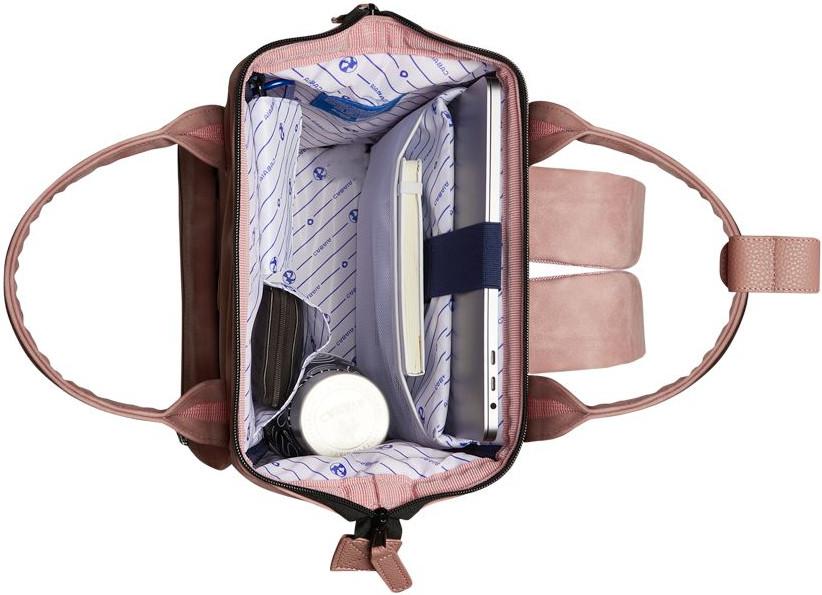Cabaia Adventurer Small Freizeitrucksack Male altrosa vegan Wechseltasche