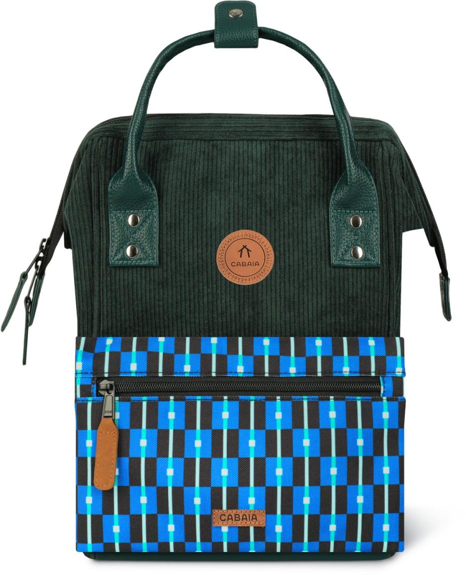 Cabaia Adventurer Small Rucksack Bremen Cord Dark Green - Grün