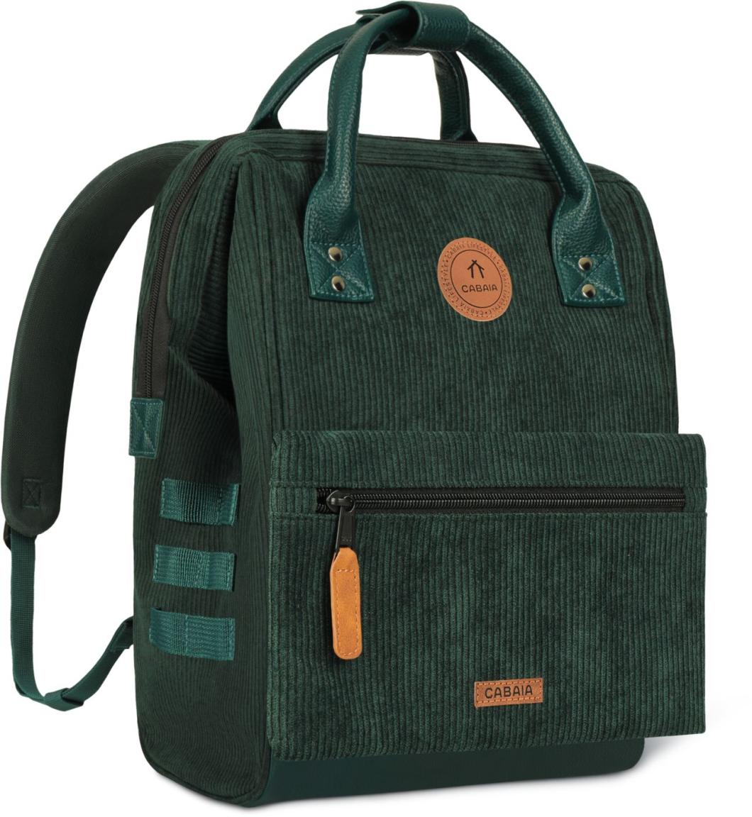 Cabaia Adventurer Small Rucksack Bremen Cord Dark Green - Grün