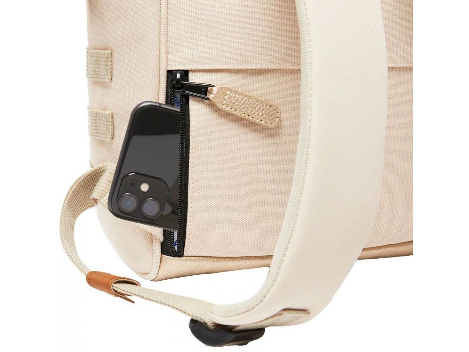 Cabaia Alger Rucksack Small Beige Metallic Feminin
