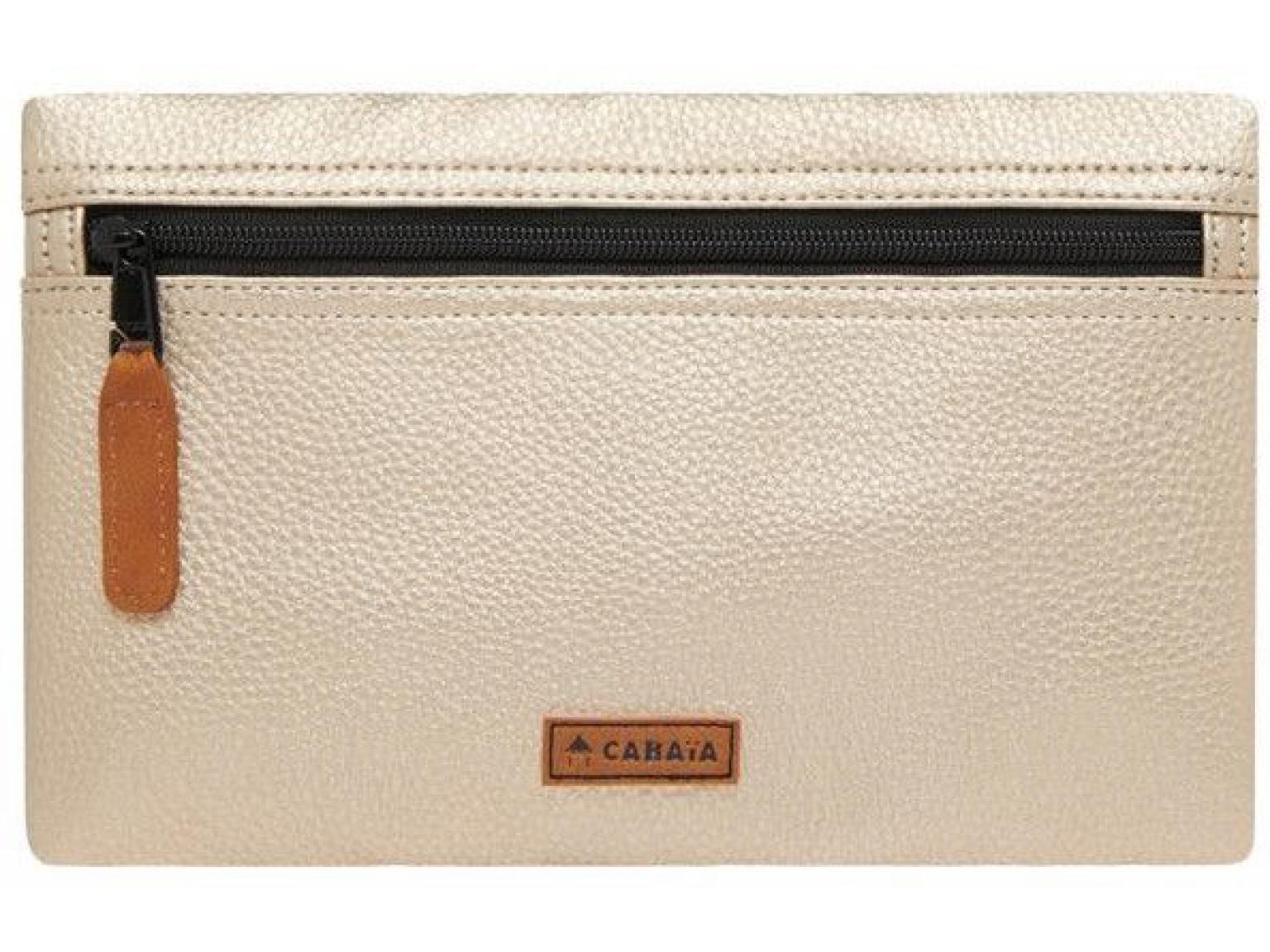 Cabaia Alger Rucksack Small Beige Metallic Feminin