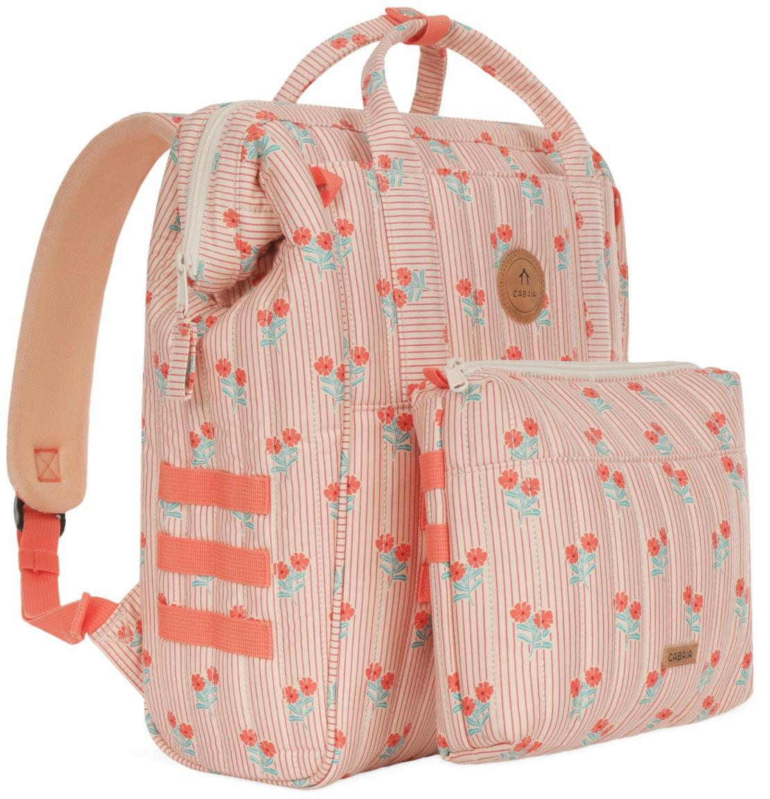 Cabaia Baby Bag Wickelrucksack Chandigarh - Blumen