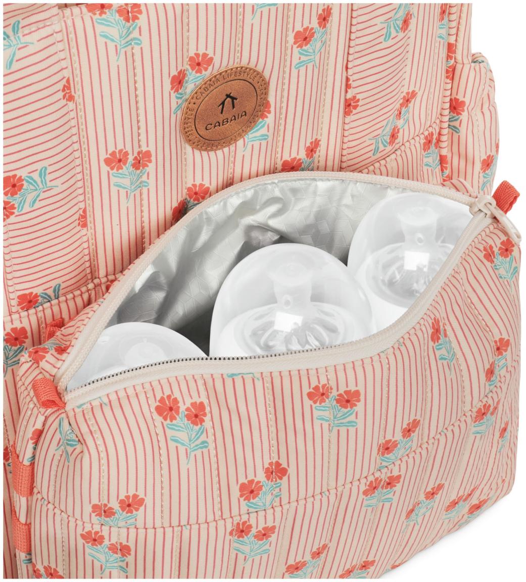 Cabaia Baby Bag Wickelrucksack Chandigarh - Blumen