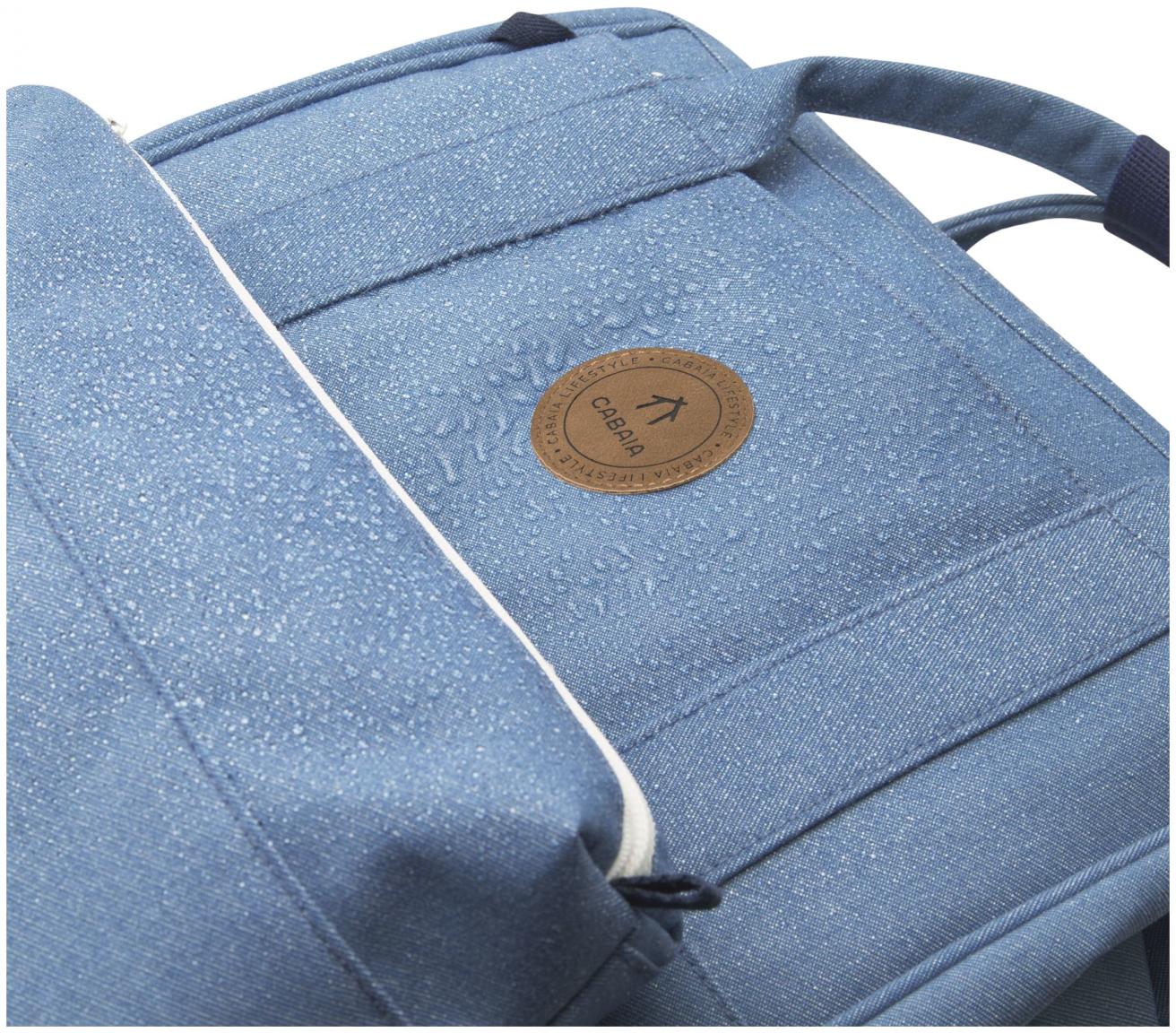 Cabaia Babybag Rucksack Grenade Jeans Blue Denim