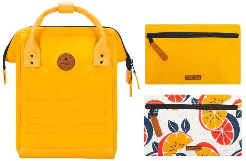 Cabaia Backpack Marrakech Adventurer Small gelb