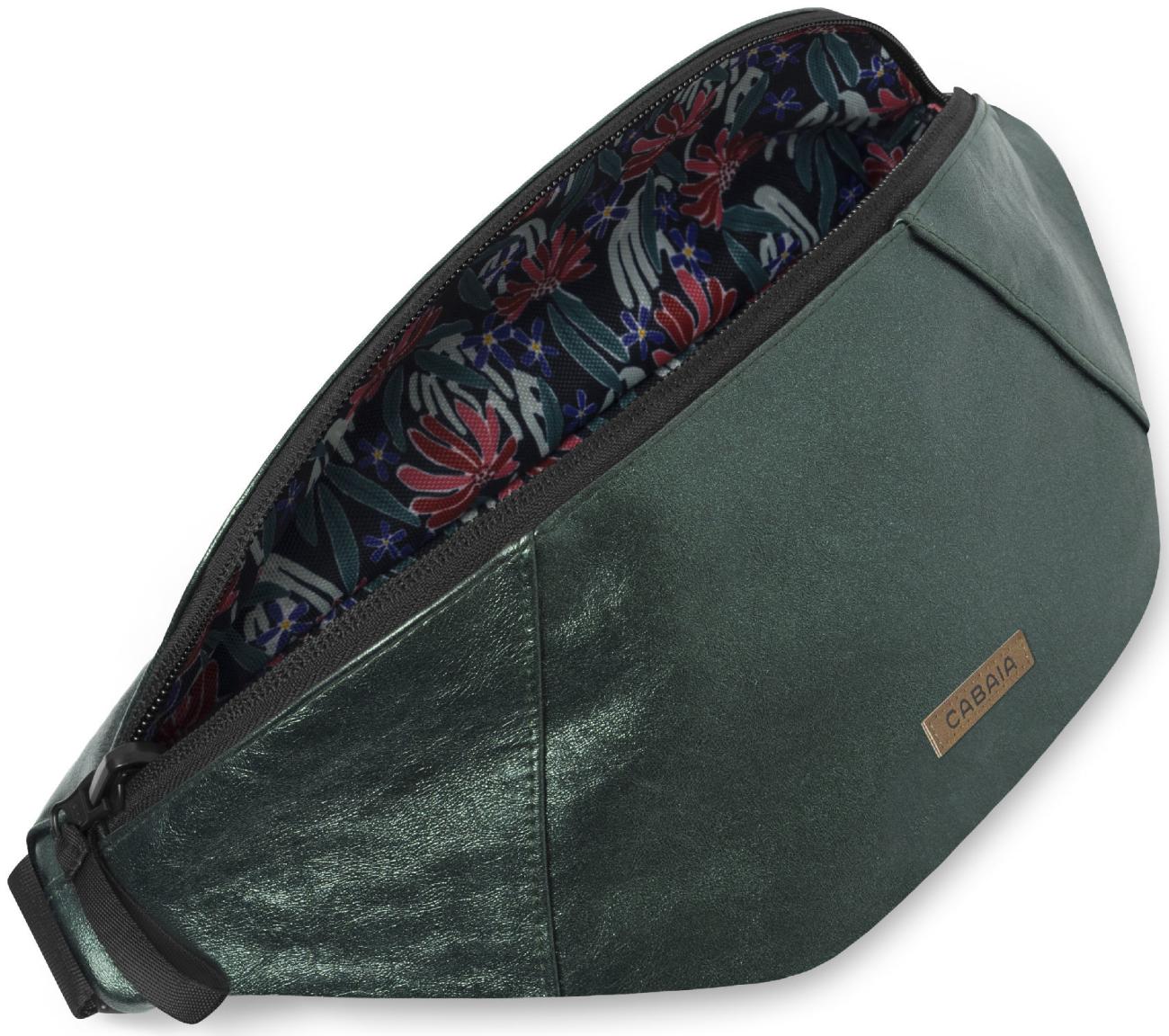 Cabaia Beltbag Lucerne M reversible schimmernd grün Edea bunt