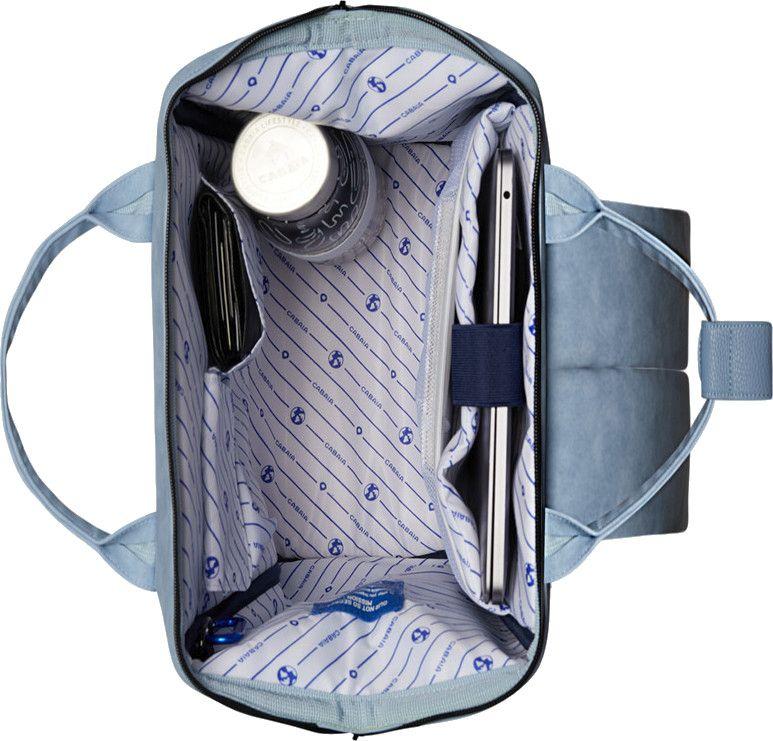 Cabaia Freizeitrucksack Adventurer Guayaquil hellblau Wechseltasche