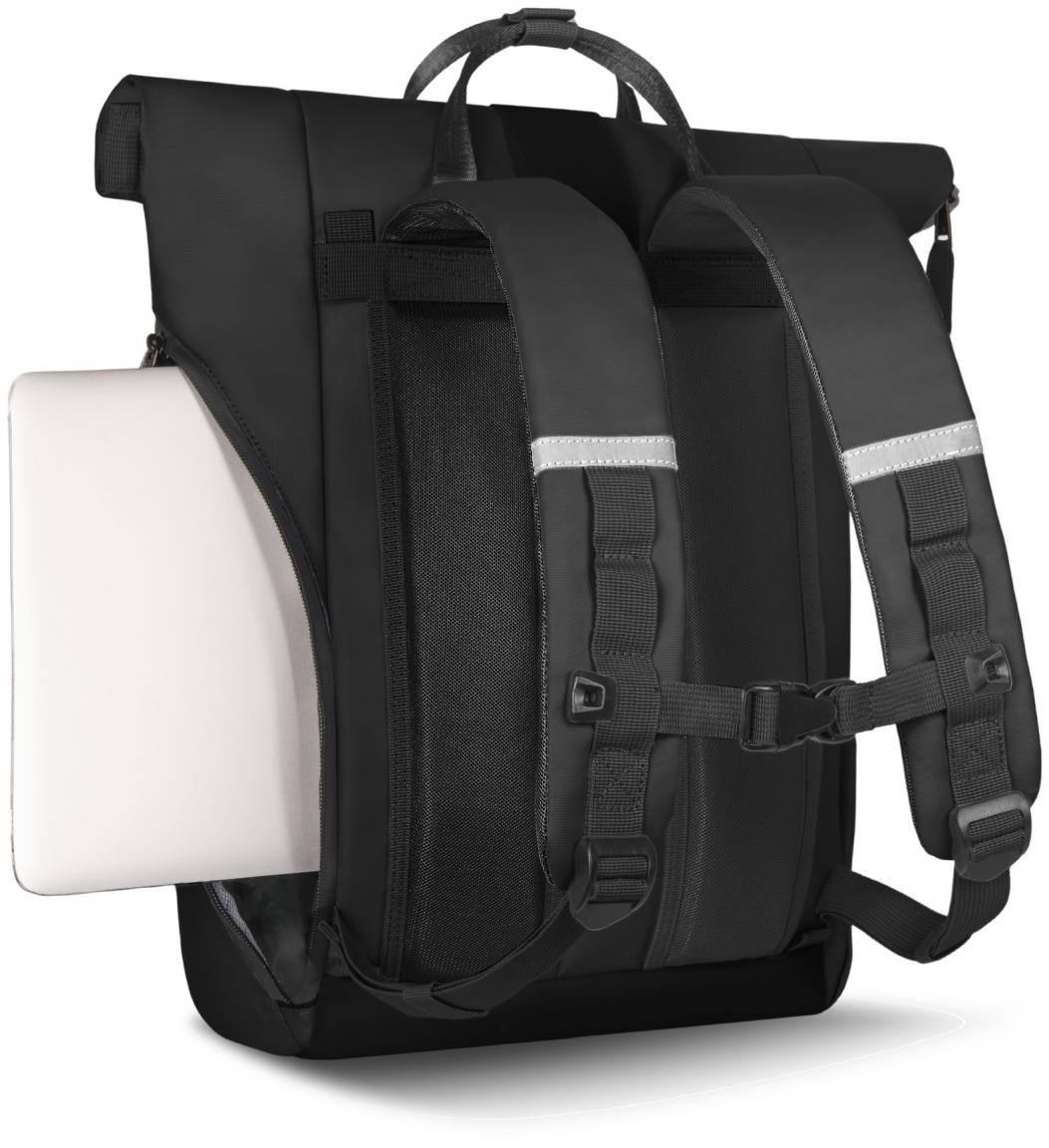Cabaia Freizeitrucksack Explorer Medium Wellington schwarz wasserabweisend
