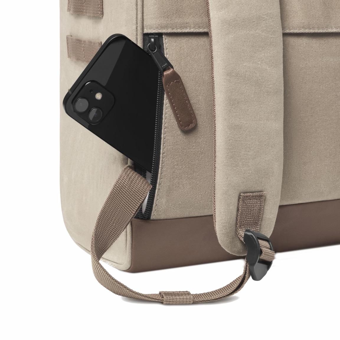 Cabaia Herrenrucksack nostalgisch Adventurer Large Rabat Camel
