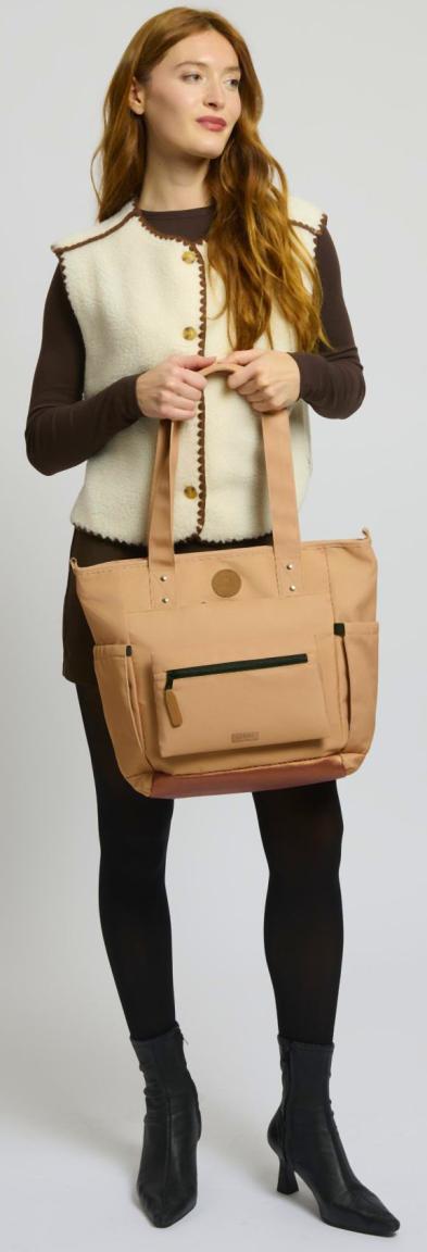 Cabaia Tote Bag Shopper Launceston - Camel