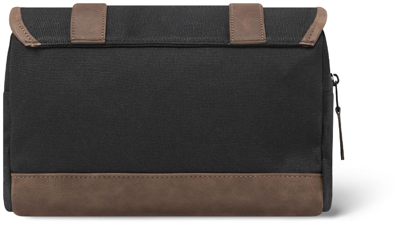 Cabaia Travel Kit Trogir Washbag urban schwarz braun Überschlag