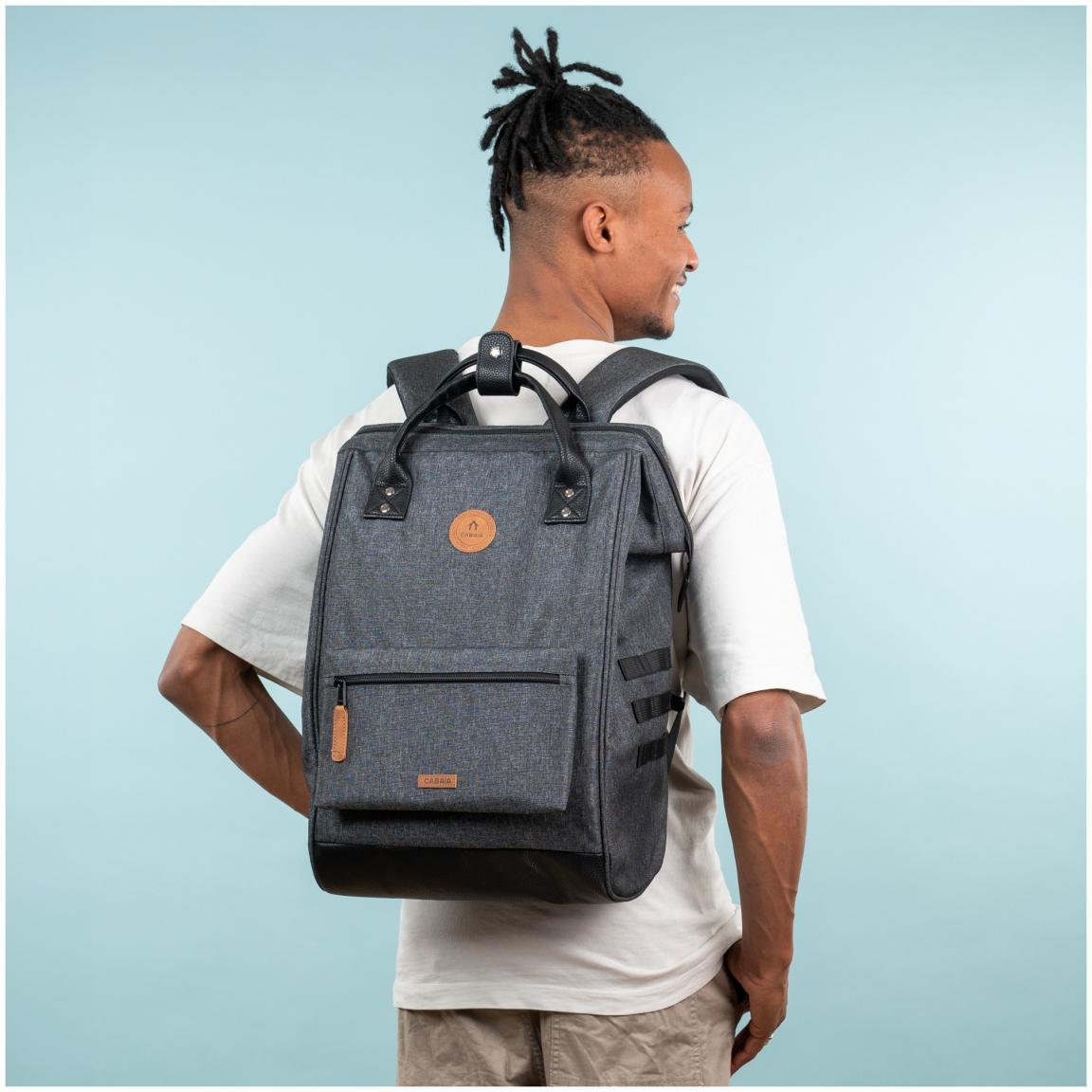 Cabaia Wanderrucksack Adventurer Luxembourg Large grau meliert