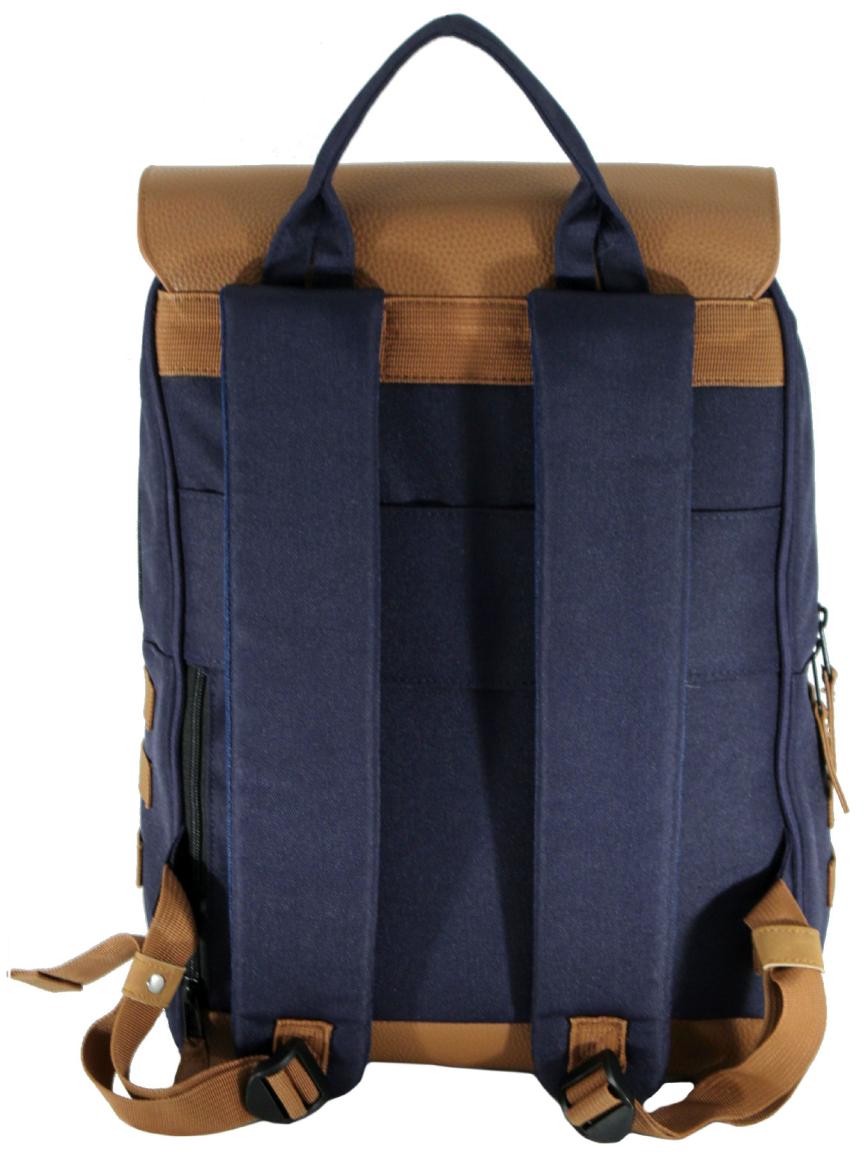 Cabaia Wanderrucksack City M hellgelb Takeo beige Überschlag