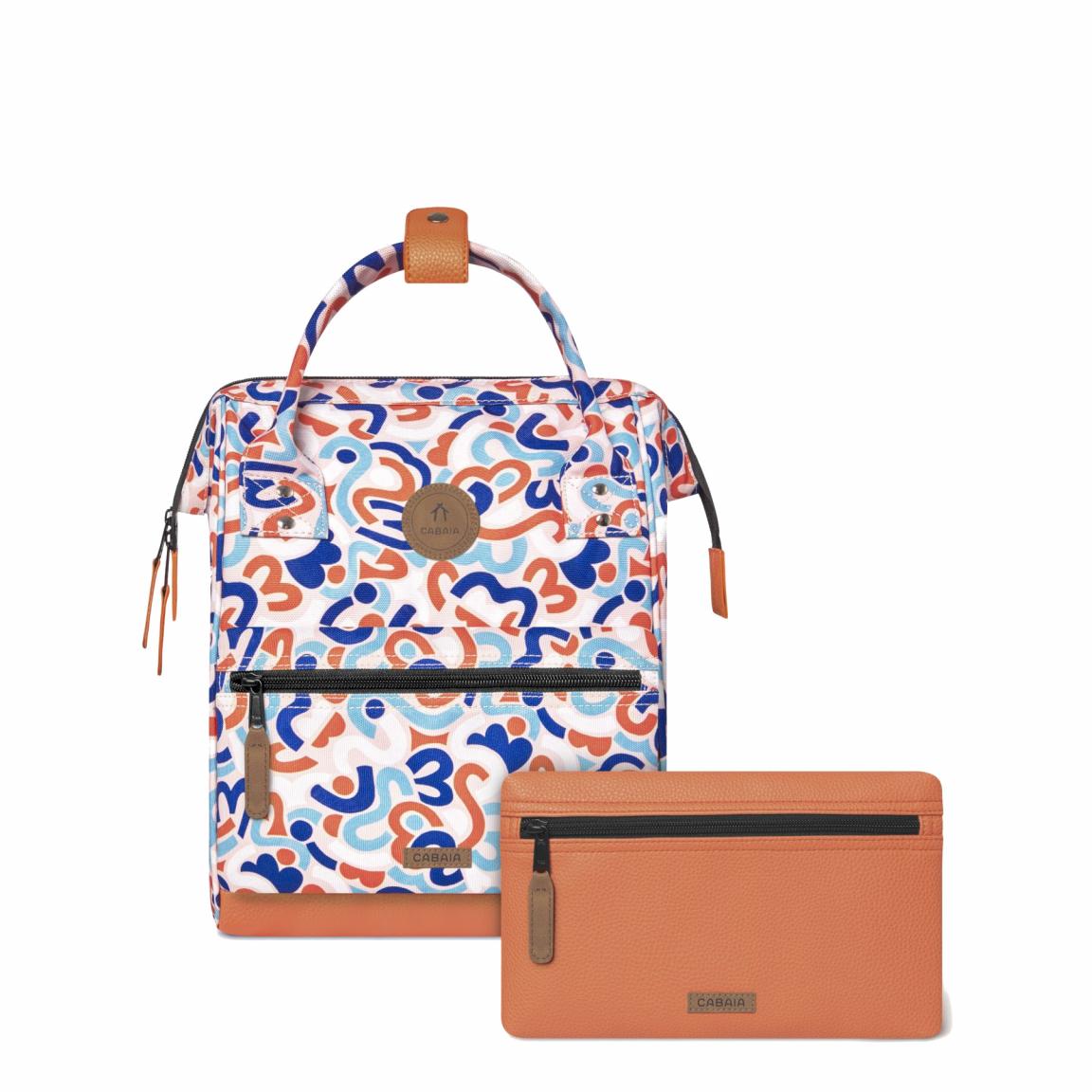 Cabaia farbreicher Rucksack Adventurer Small HOI AN Orange