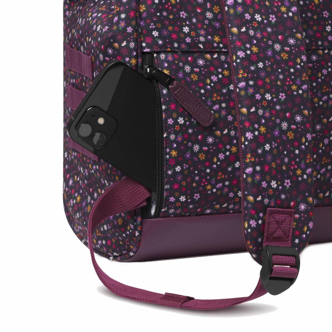 Cabaia floraler Backpack Adventurer Medium Lausanne Multico