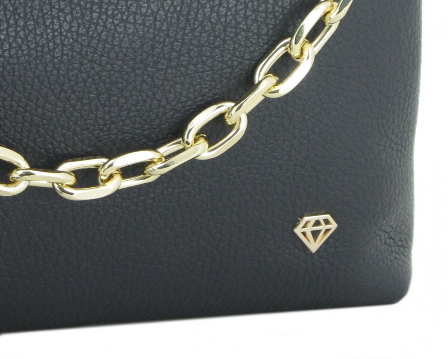 Caleidos Echtleder weiß kompakte Crossovertasche